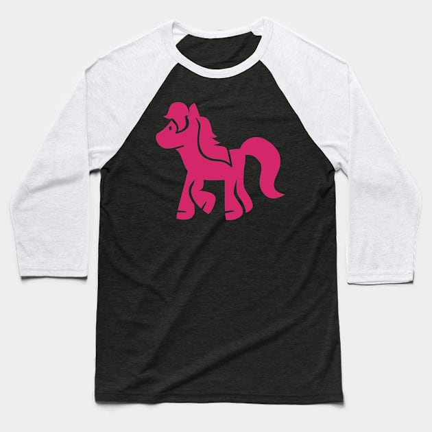 Pony Baseball T-Shirt by Designzz